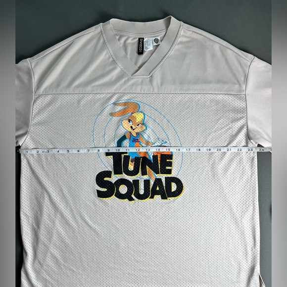 Oversized Printed Mesh T-shirt Space Jam 2 size Medium - Picture 8 of 10